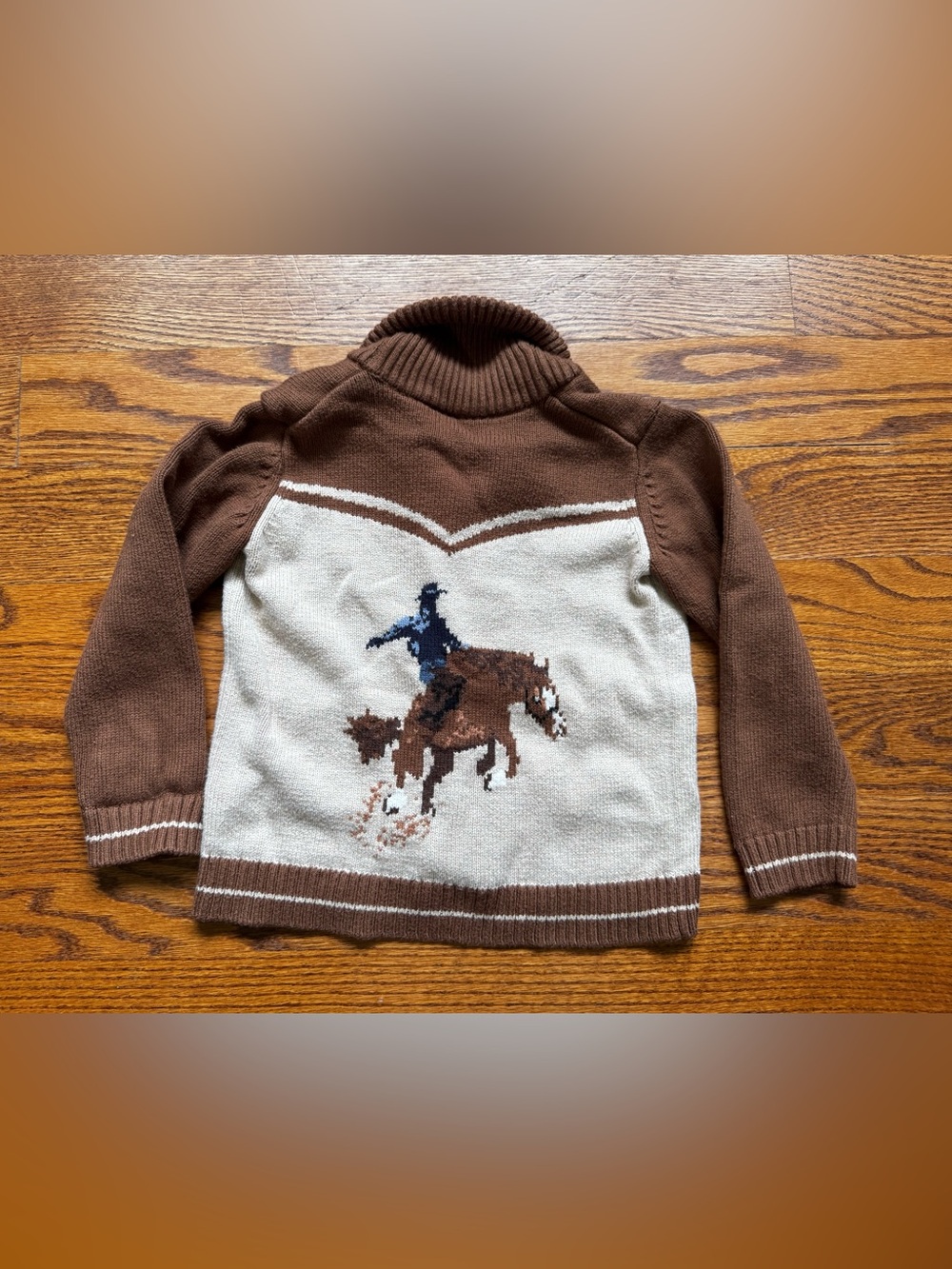 Janie and Jack Boys 3T Cowboy Cardigan Sweater